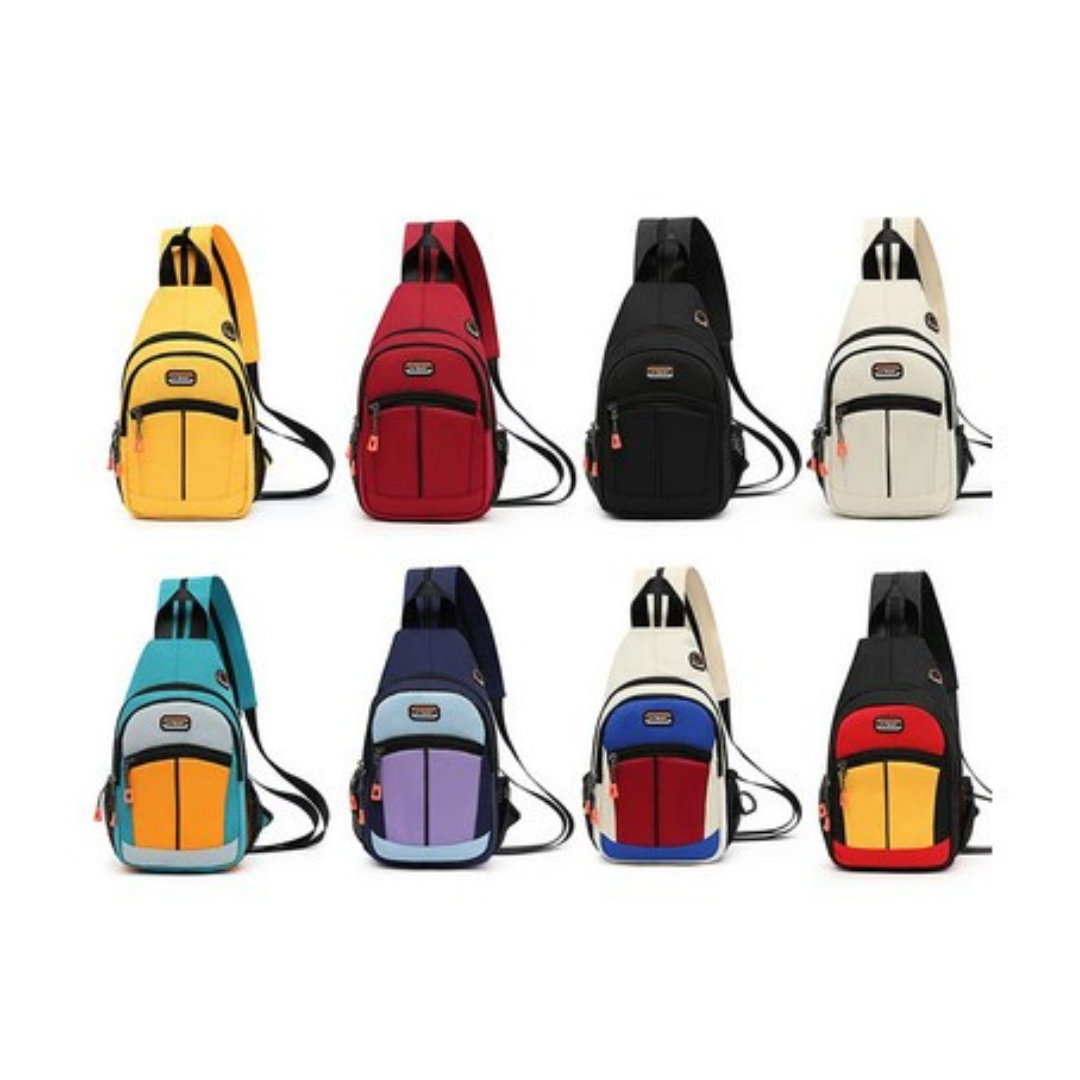 Bolso De Pecho Ajustable Para Hombre, Bandolera De Tela Oxford Para Montañismo Al Aire Libre Y Ciclismo Bolso De Pecho Ajustable