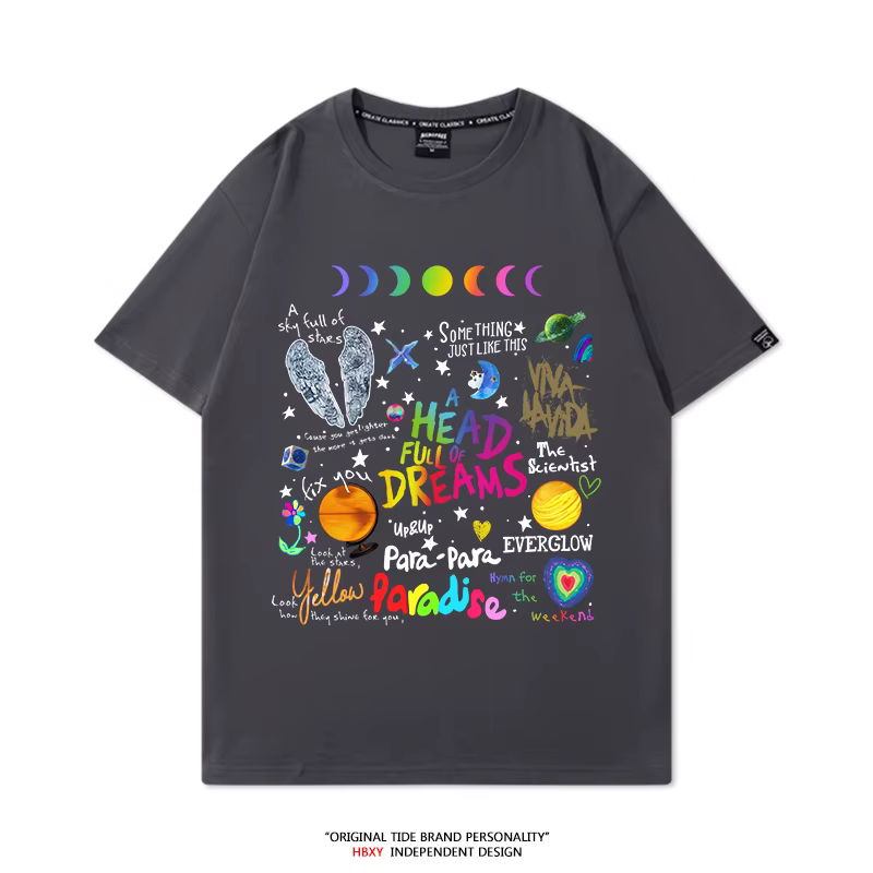 Camiseta de algodón Coldplay
